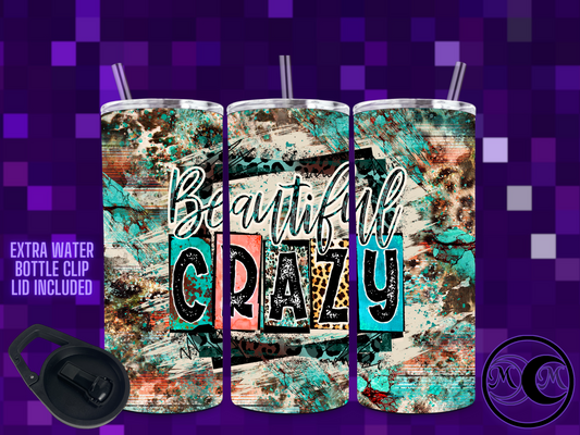 Beautiful Crazy Dual Lid Tumbler