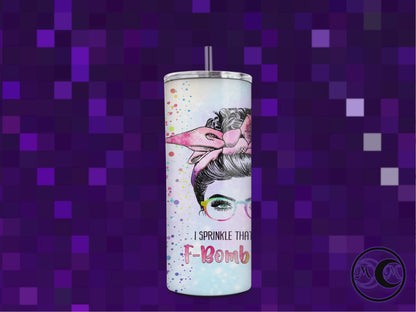 Bomb Mom 20oz Glow Tumbler