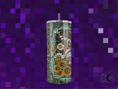 Flower Horse Dual Lid Tumbler